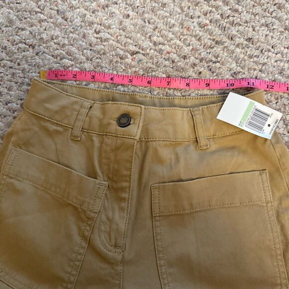 NWT Vanessa Bruno DÉLIAS JEANS Cropped, Straight Leg in Mastic- Size 34 (0) - Picture 9 of 16